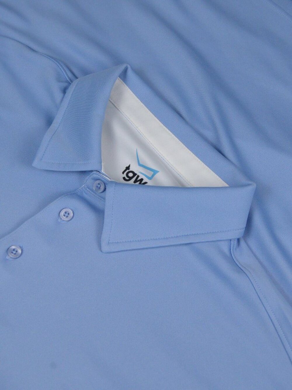 TGW Short Sleeve Golf Polo -- Light Blue -- 2XL